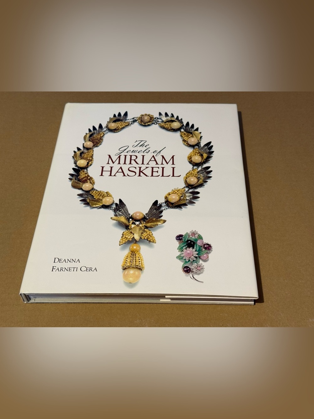 The Jewels of Miriam Haskell Coffee Table Book - White Cover